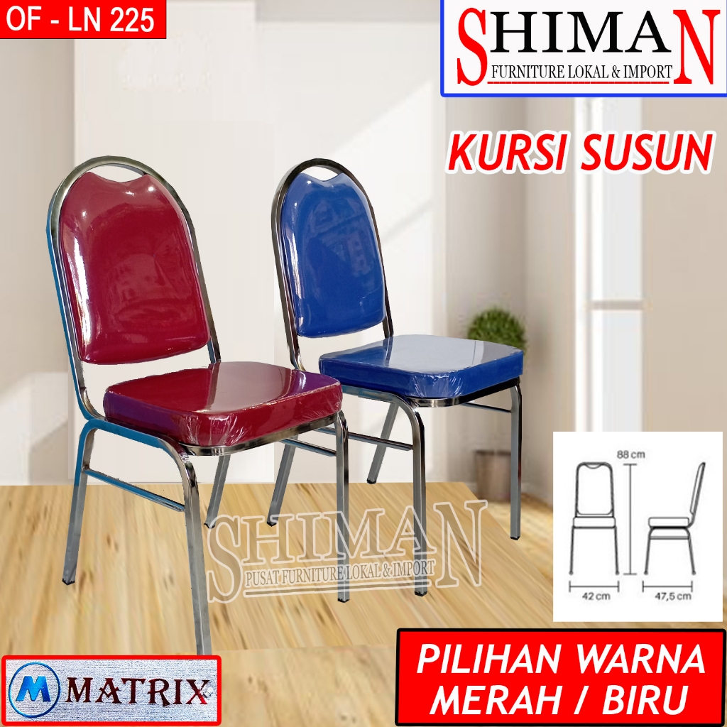 Kursi Susun Pipa Kotak Matrix | Kursi Pesta