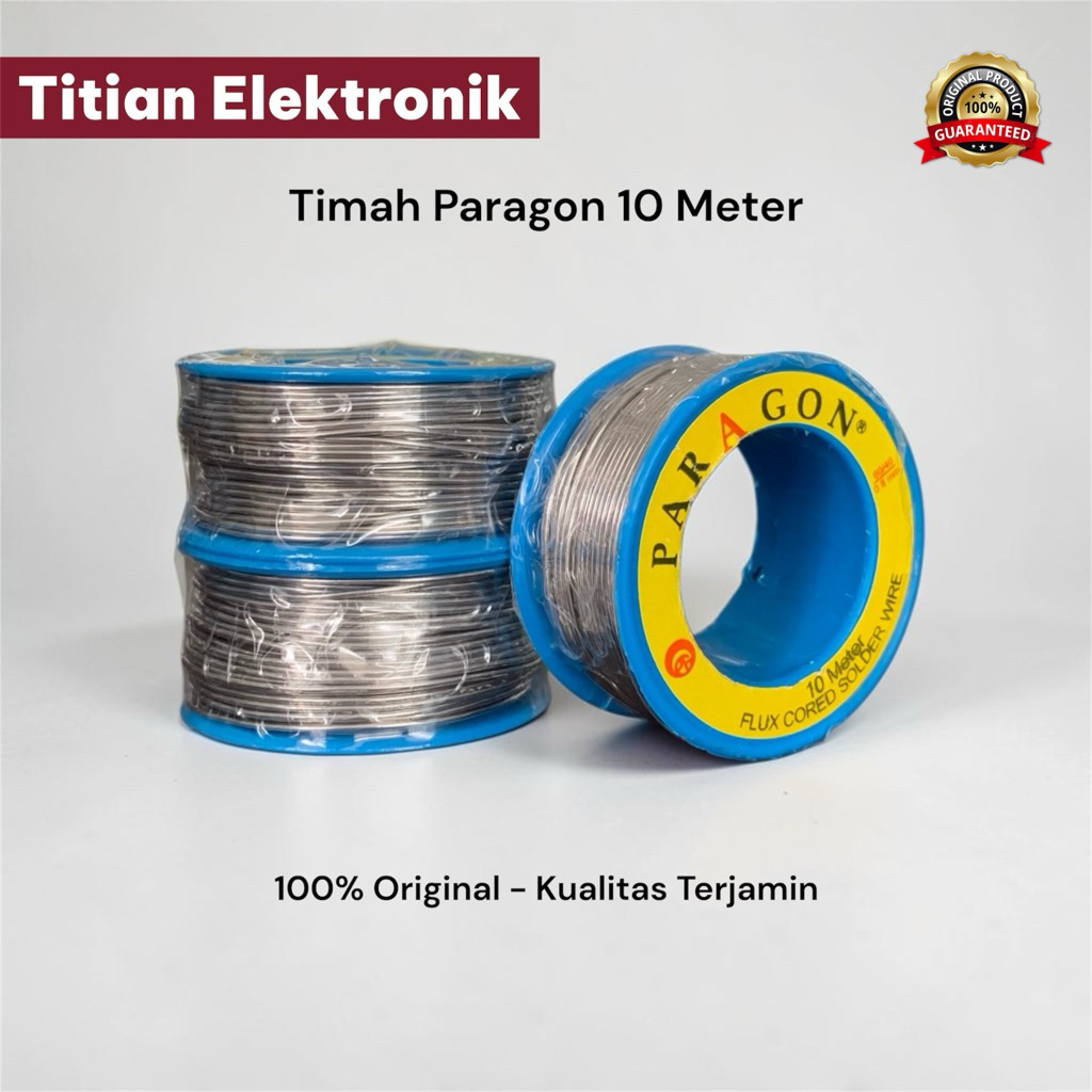 Timah Paragon Kecil 10 Meter Original | Timah Solder | Tinol/Tenol Solder