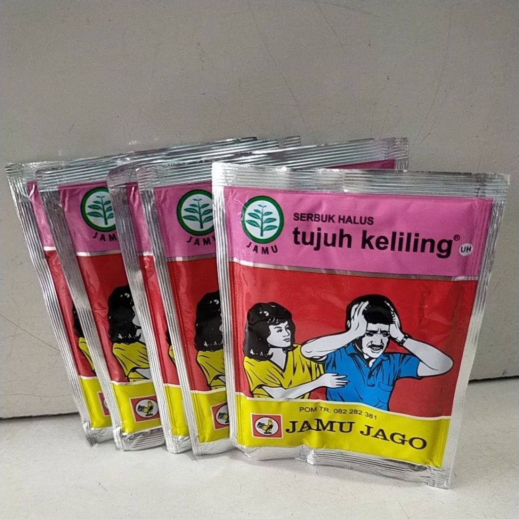 5 SASET TUJUH KELILING JAMU SERBUK HERBAL JAMU JAGO