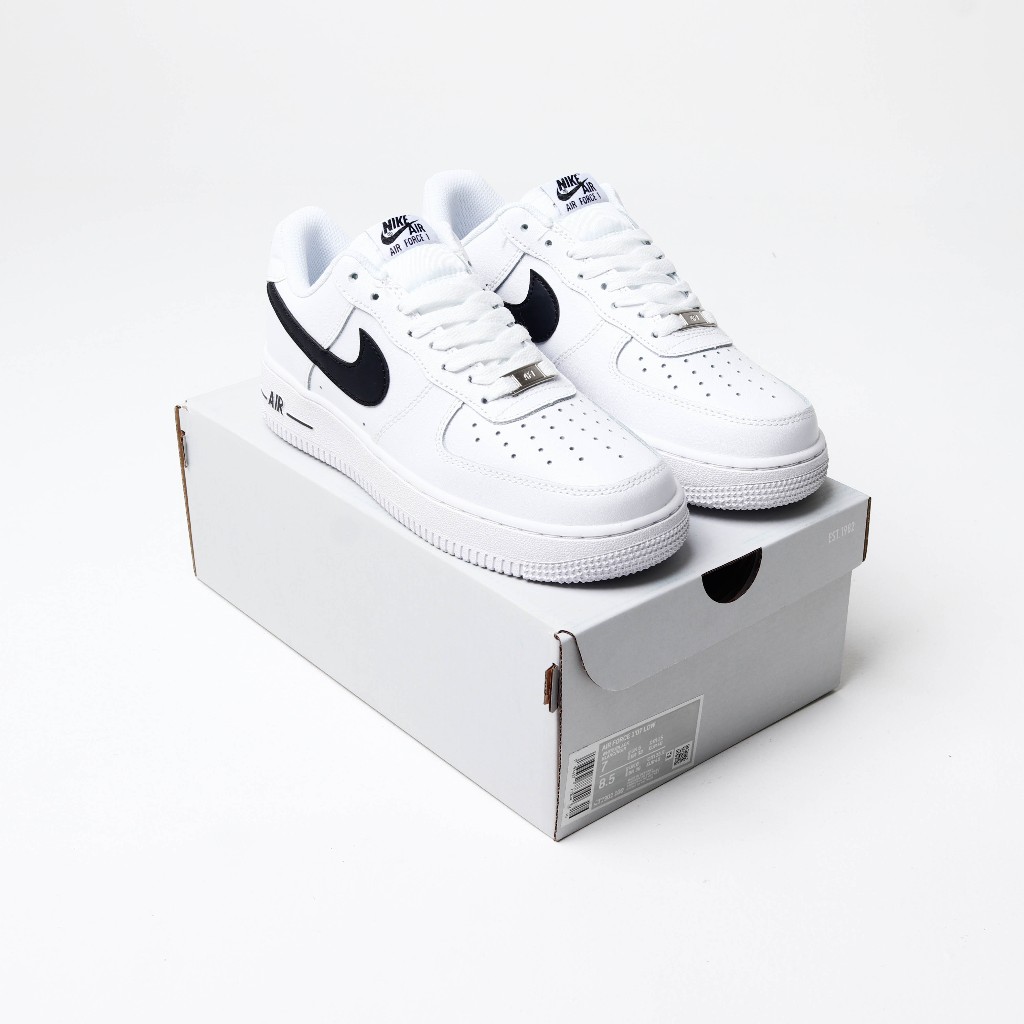 (SZBD) Sepatu Sneakers Nike Air Force 1 07 Low White List Black