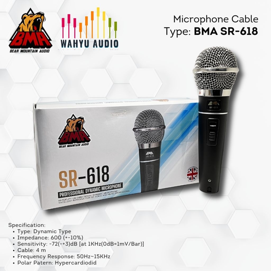 MIC BMA SR-618 ORIGINAL BMA ASLI