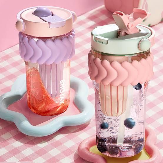 SHOTAY - Botol Minum Sedotan TRITAN BPA FREE 800ml