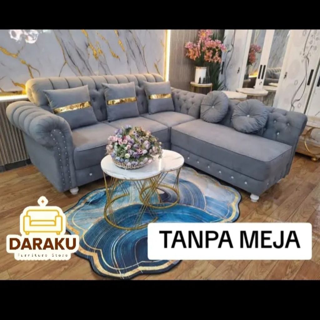 Sofa L Sudut Minimalis Modern