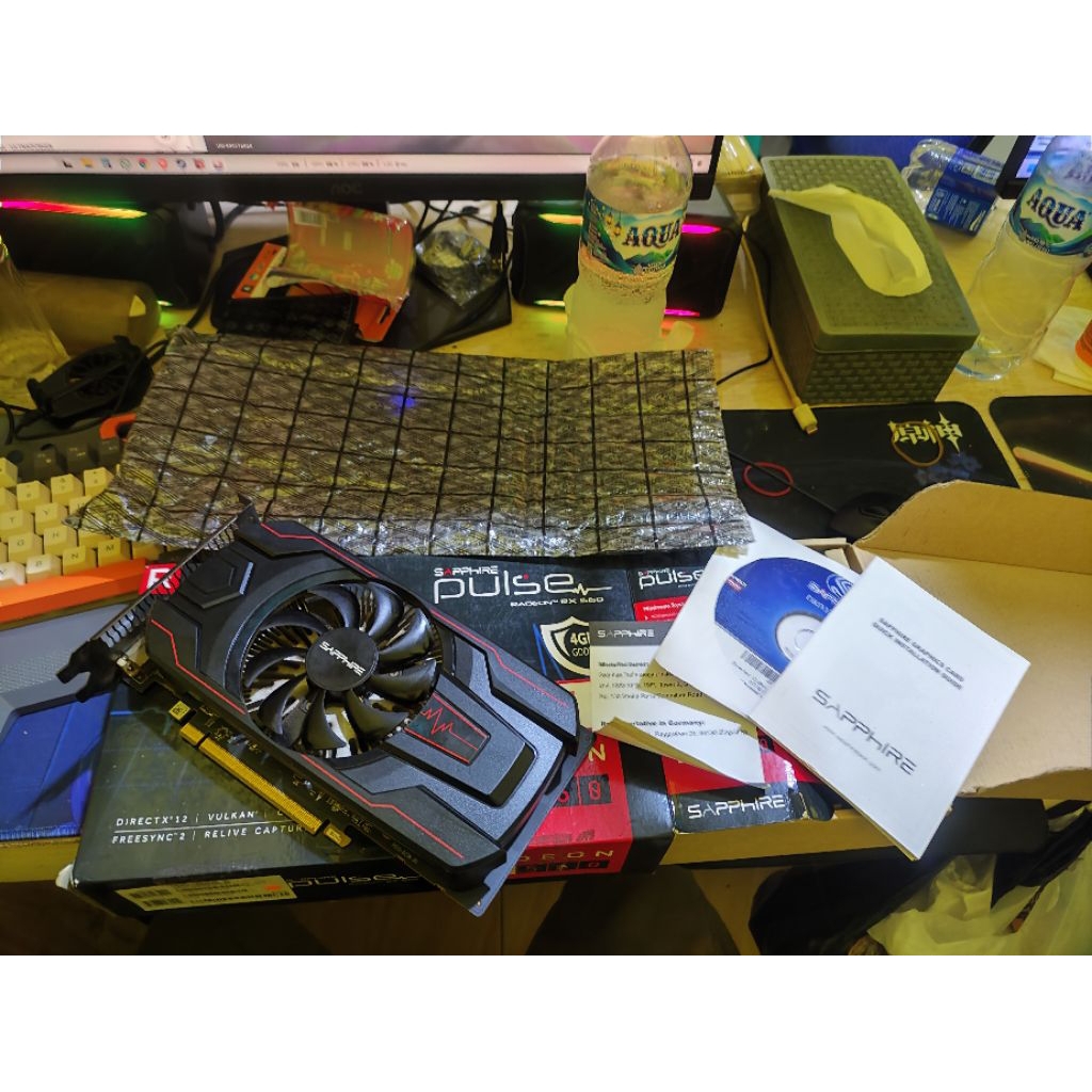 SAPPHIRE PULSE RX560 4GB GDDR5 128BIT BEKAS