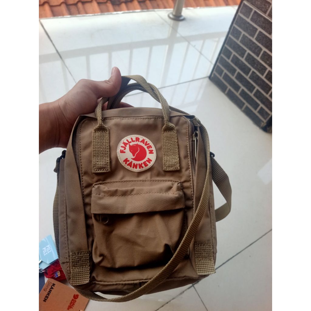 sling bag fjallraven kanken clay