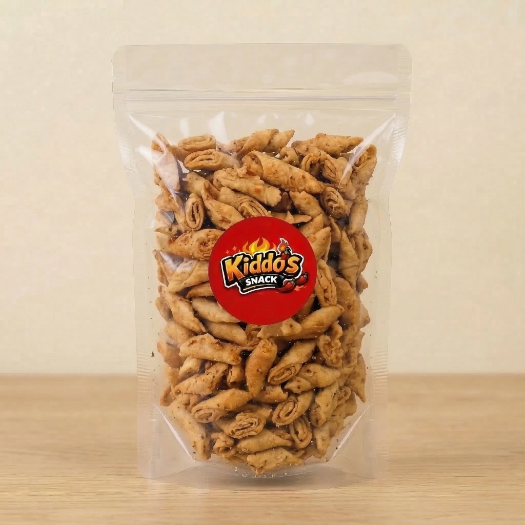 LUMRING (LUMPIA KERING) BALADO / PEDAS GURIH - Kemasan 50gr, 100gr, 200gr, 250gr KIDDOS SNACK