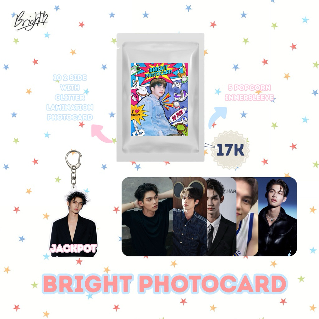 Bright Vachirawit Photocard, Bright Fanmerch