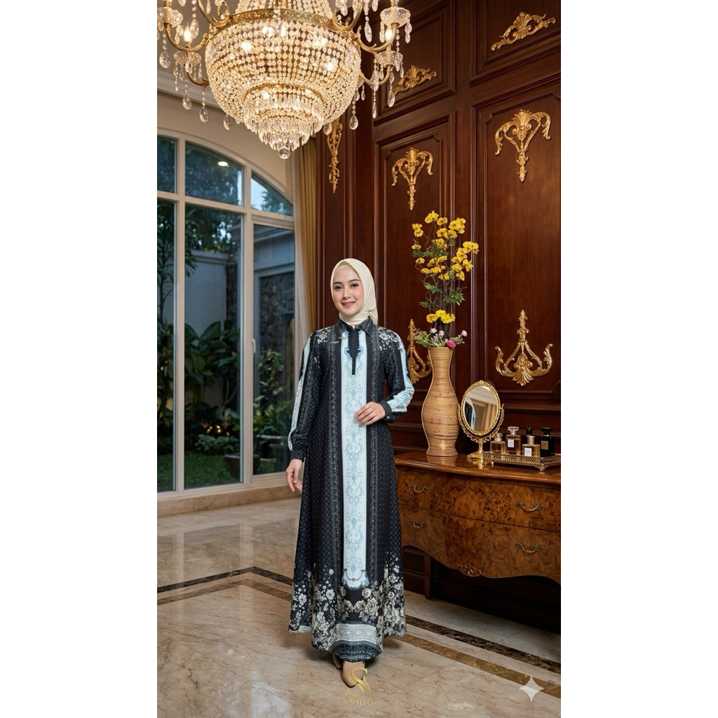Baju Wanita Gamis Sultan Mewah Panjang dress