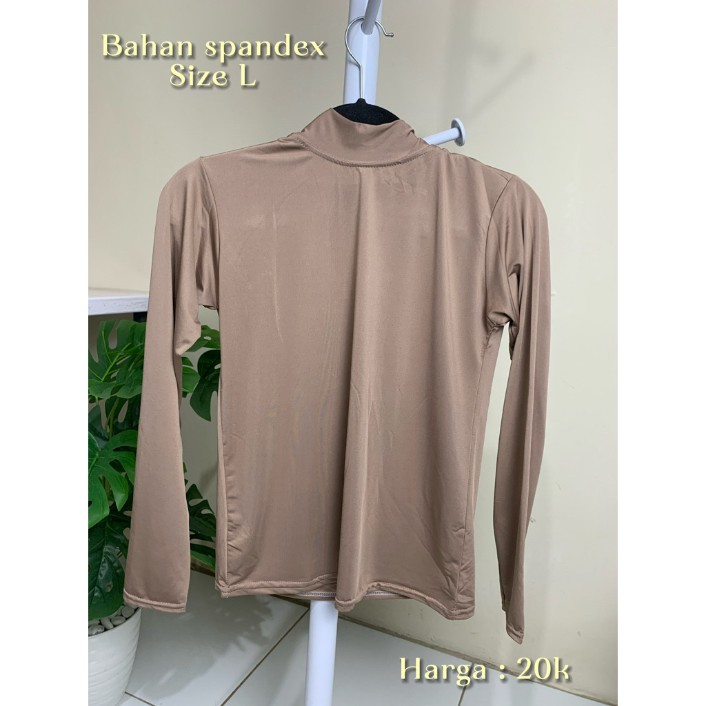 Baju Manset Dalaman Hijab Warna Mocca