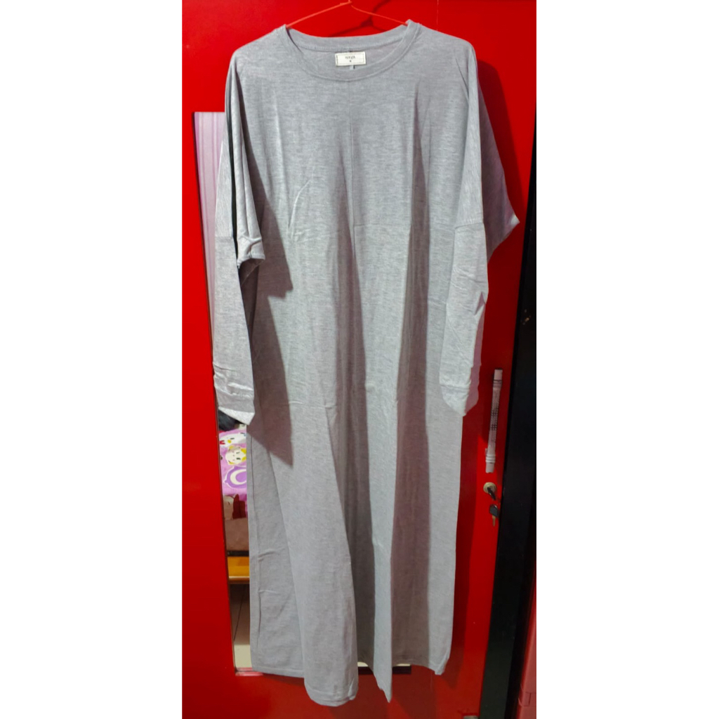 gamis bahan kaos