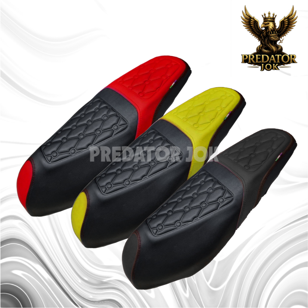 Cover Jok Motor MOTIF SOFA | PNP Pasang Sendiri Pakai Karet Elastis Beat Vario Scoopy NMAX PCX Aerox
