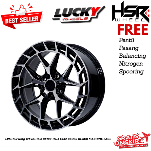 Velg Mobil HSR ORIGINAL R17 Bisa Buat Livina Xenia Jazz Yaris Dll HSR LPS