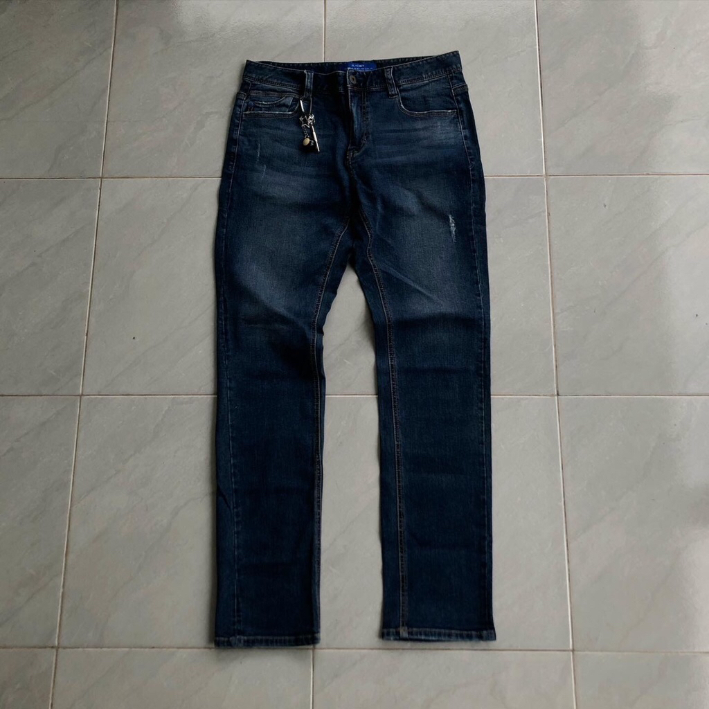BLACKEY DENIM JEANS SLIM FIT RIPPED STYLE (STRECH)
