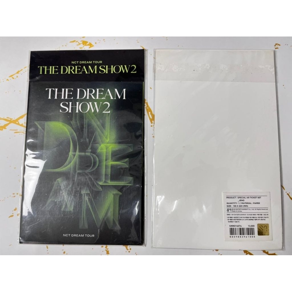 AR ticket Tds 2 jeno jaemin ver. UNSEALED
