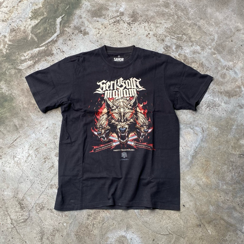 serigala malam x savior merch size l