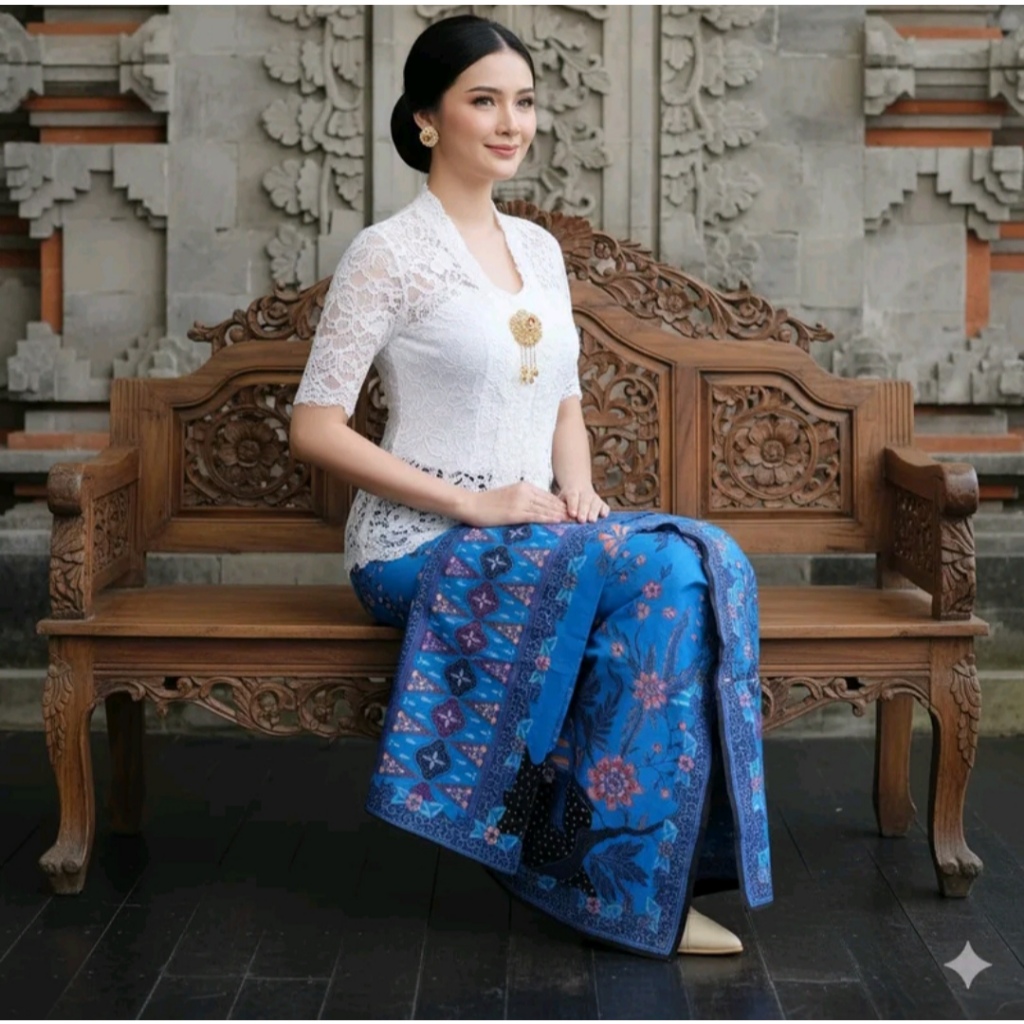 Klambi Bali - Kamen Doby Viscose Serat Nanas Kamen Lembaran Sutra Paris ATBM Premium Set Selendang