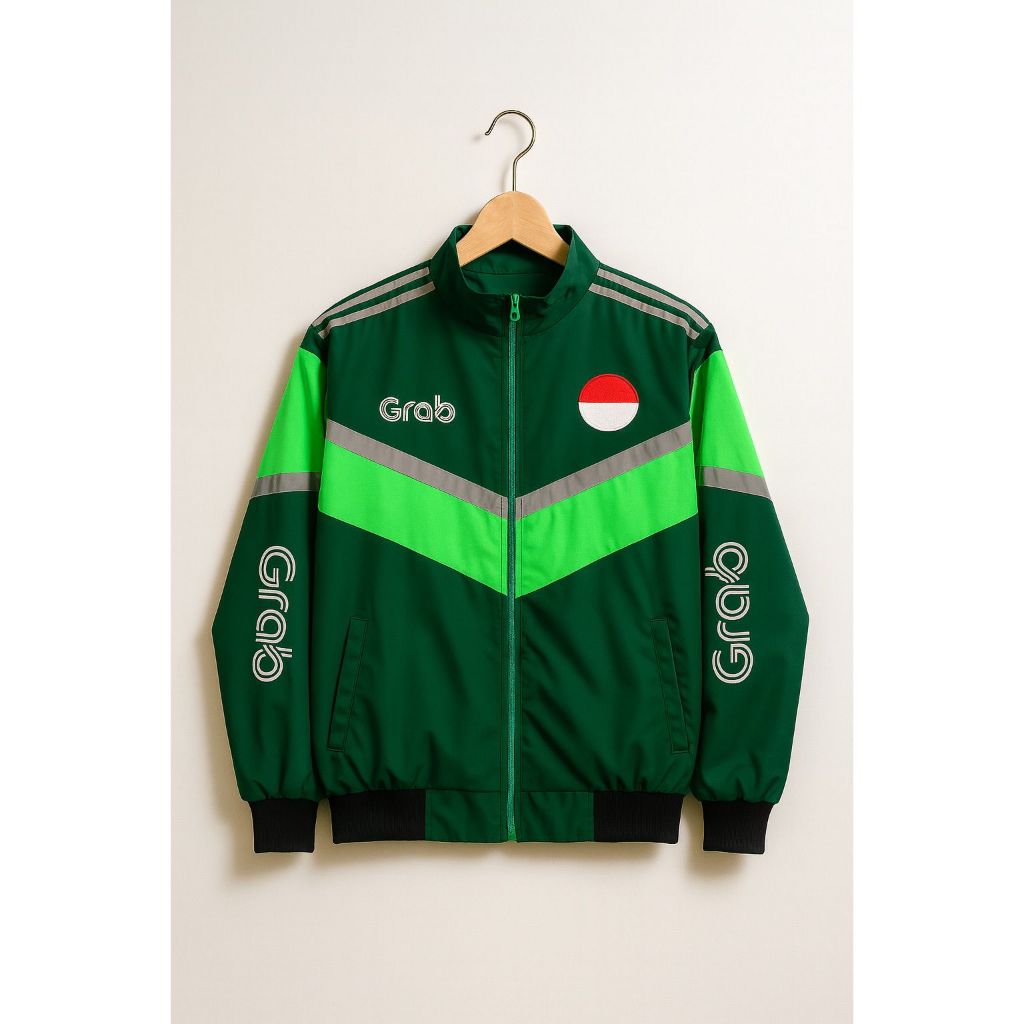 Jaket Driver GRB Thailand Terbaru - Jaket Pria Wanita Taslan Bahan Tebal - Jaket grb terbaru 2026