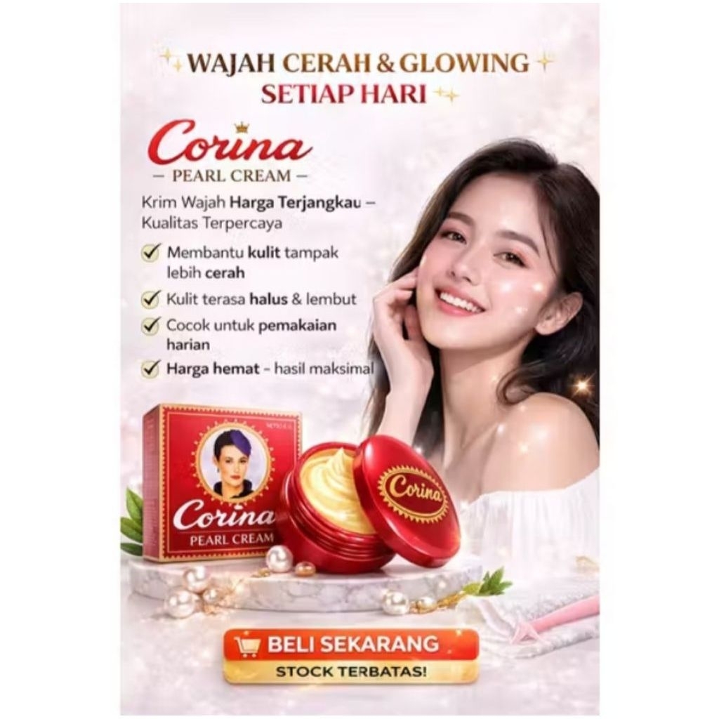 Cream Wajah Corina Golden Pearl 6gr
