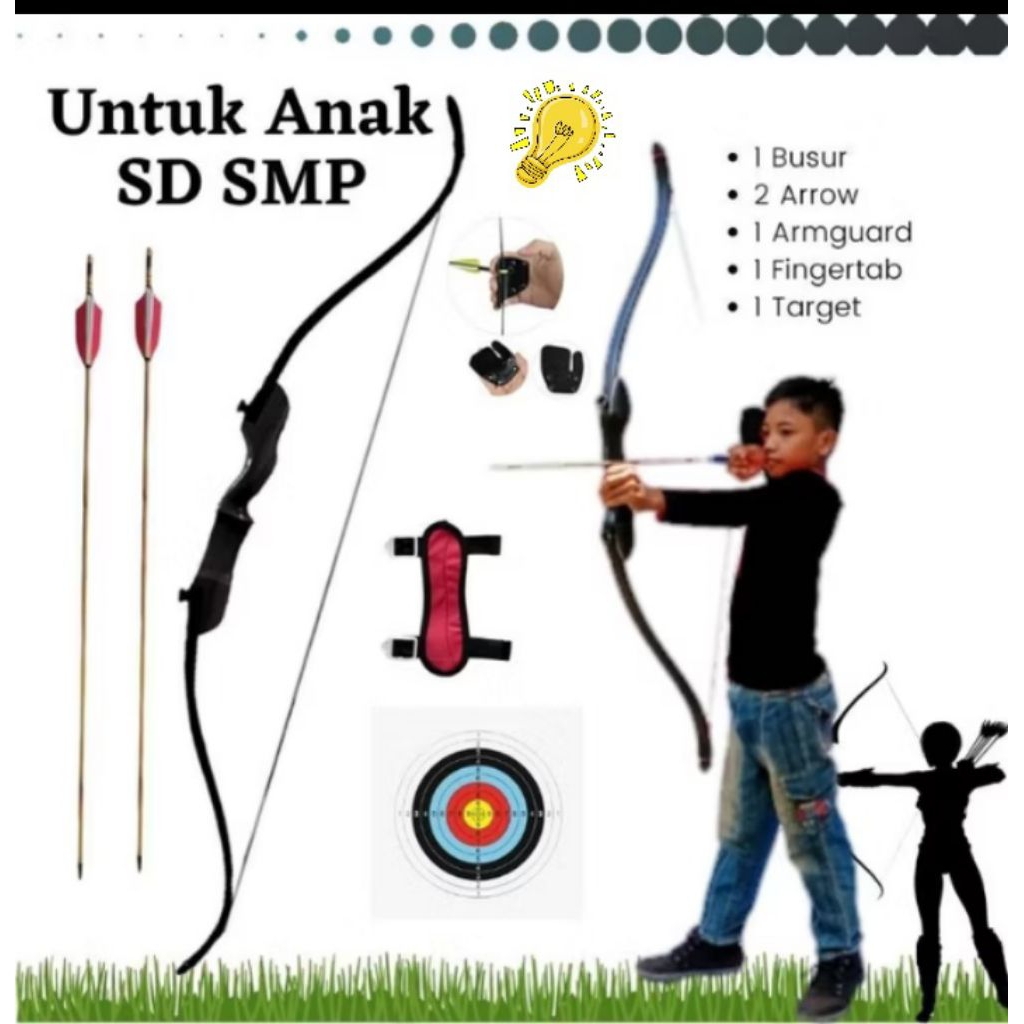 Busur Panah Untuk Anak SD SMP