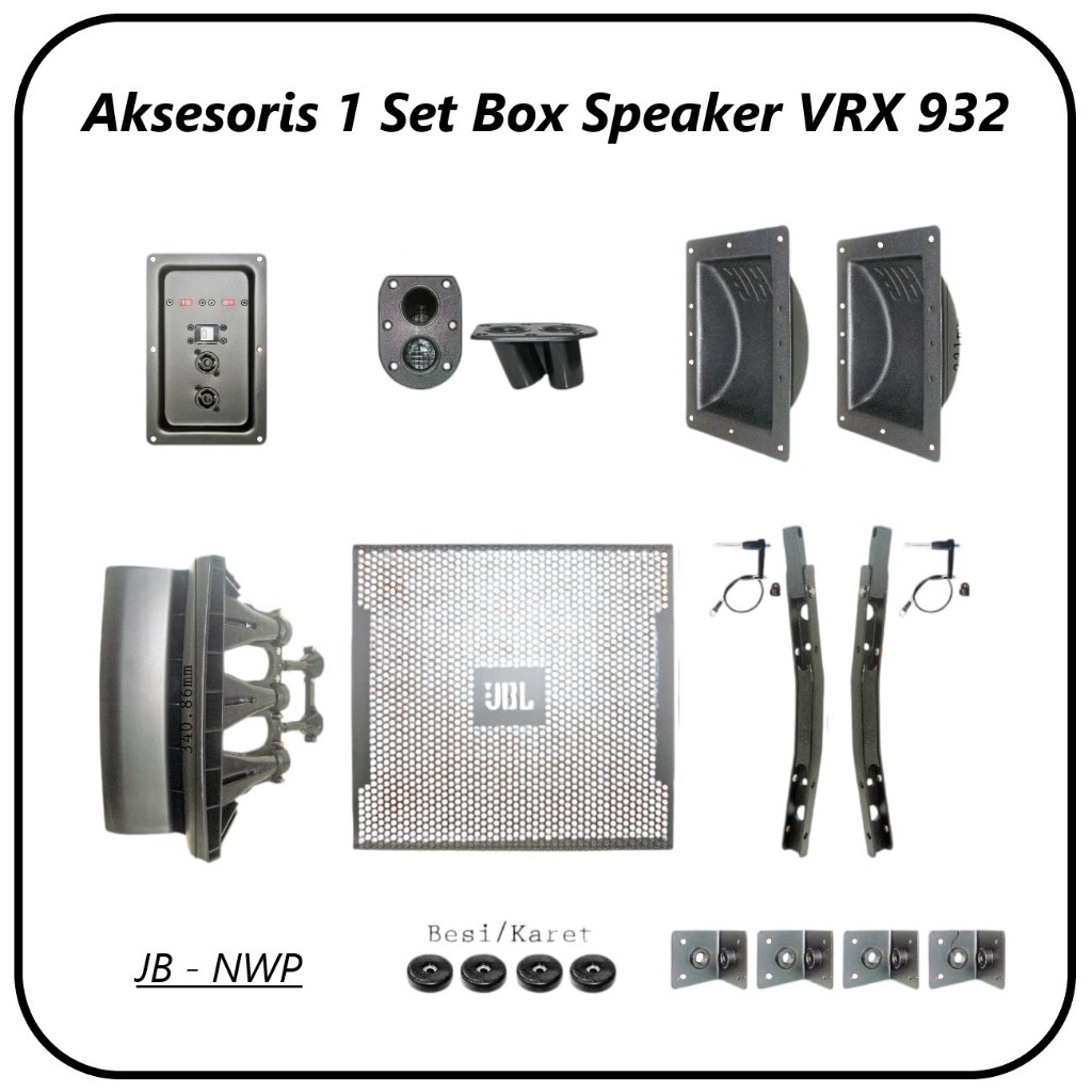 Aksesoris Grill 1 Set Box Speaker 932 - Grill speaker box 12 inch
