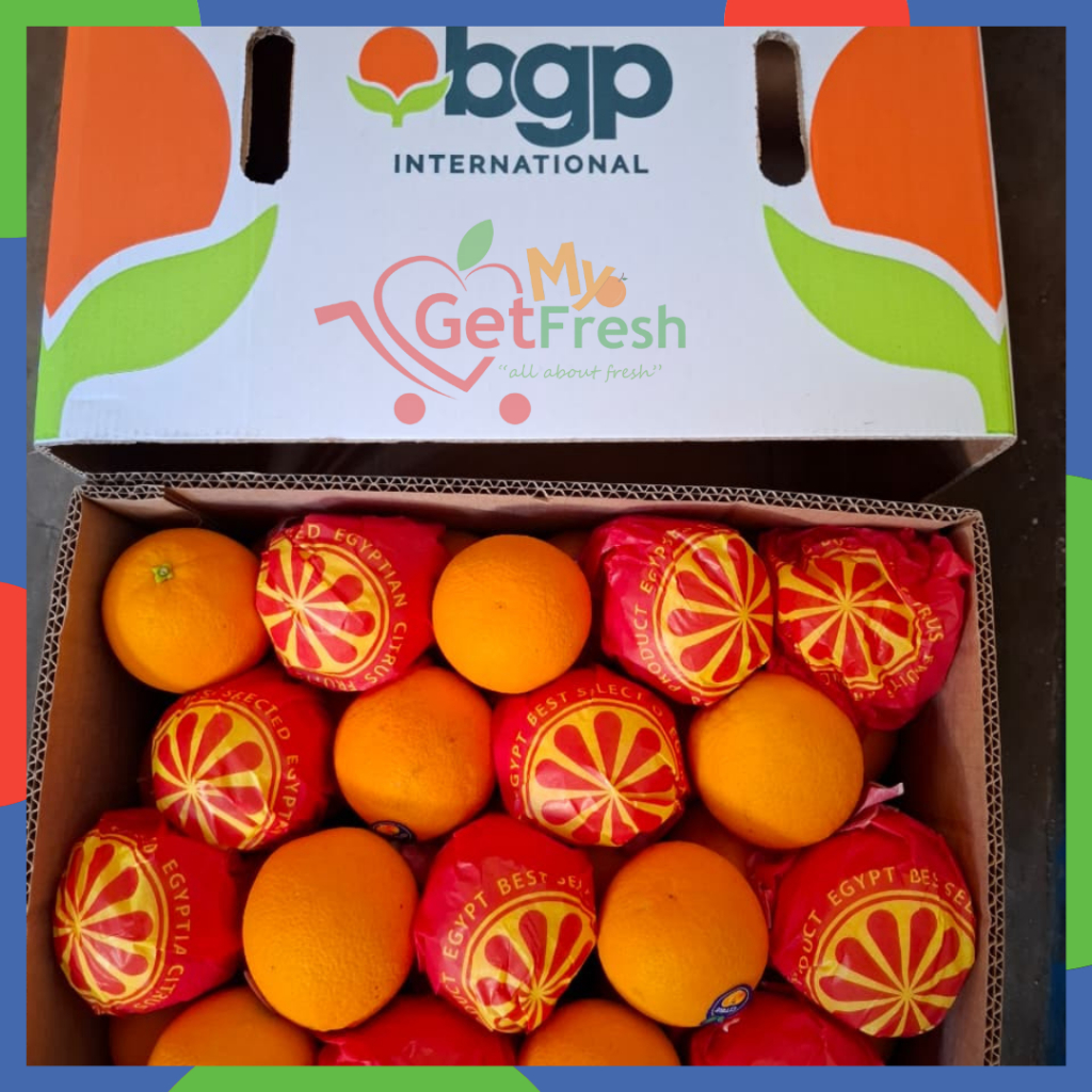 Jeruk Mesir Sunkist Valencia Import Fresh ± 13kg (DUS)