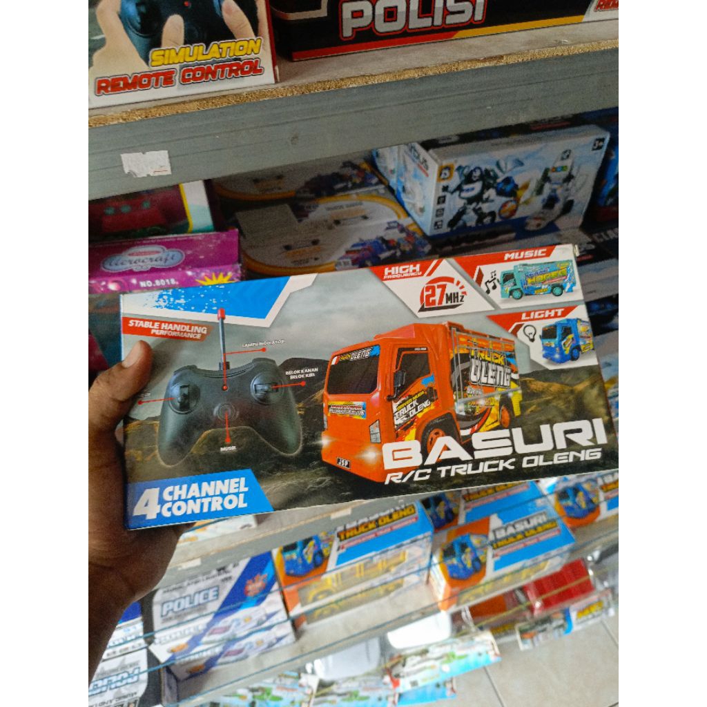 truk remot control TRUK BASURI JSP TRUK REMOTE CONTROL kode JSL T-14 mainan remote control