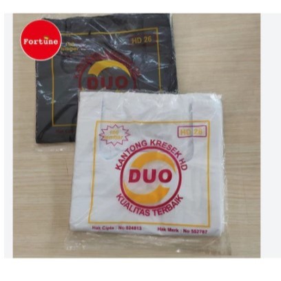 TKKH KRESEK HD DUO 100 LEMBAR KRESEK HITAM , PUTIH ANEKA WARNA KRESEK HITAM HDPE PUTIH KANTONG PLAST