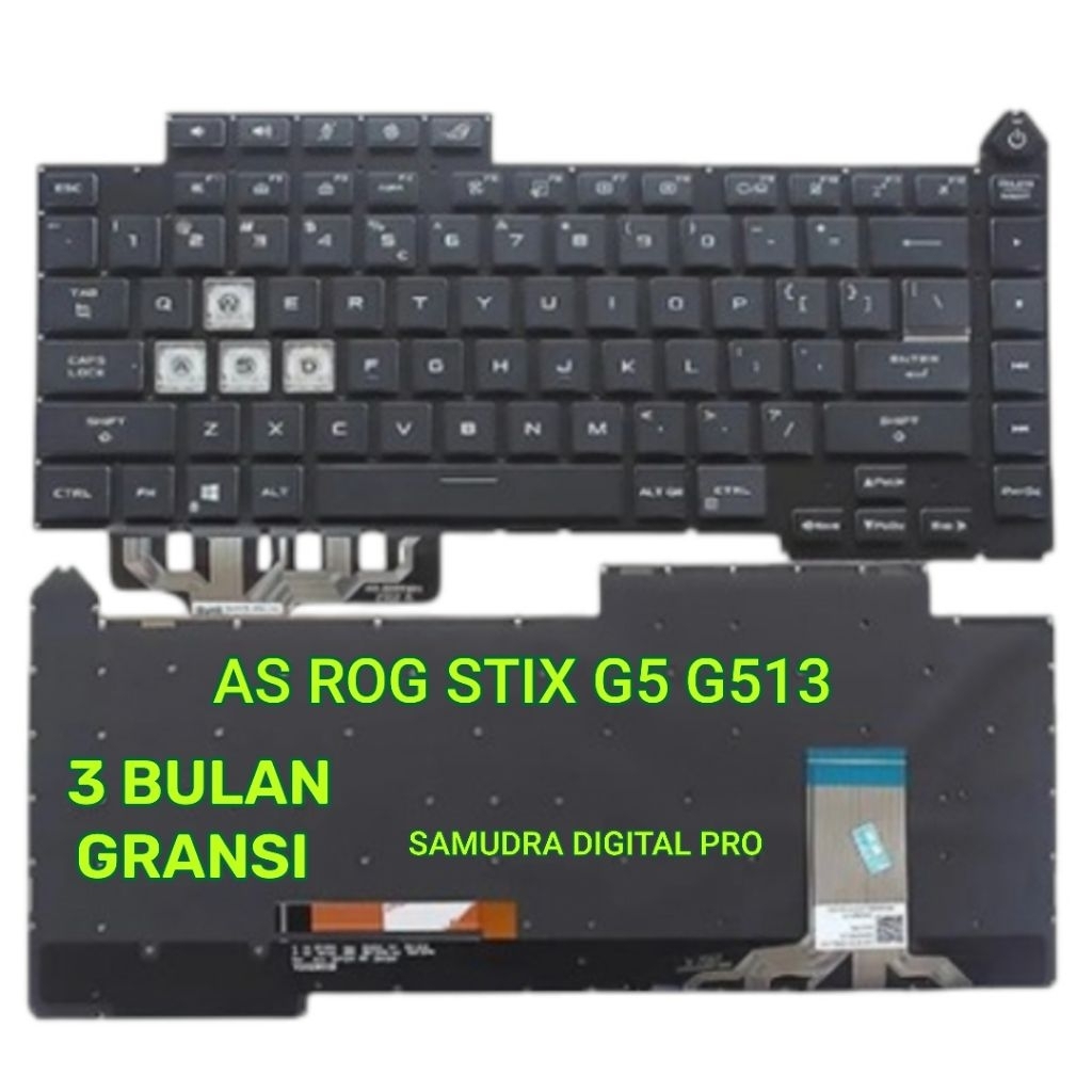 Keyboard Laptop Asus Rog Strix G5 G513 G531QM