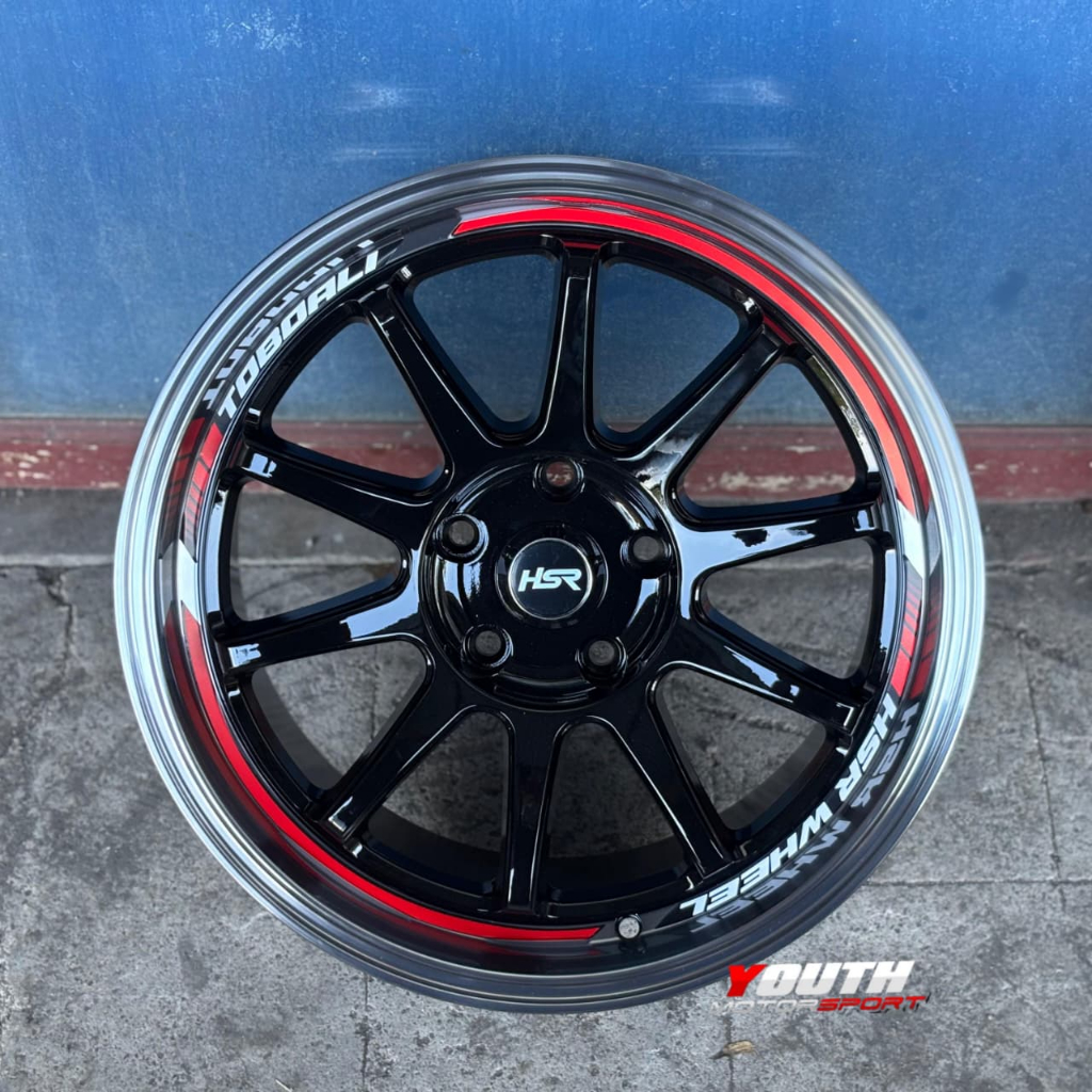 Velg Racing Original HSR R17 Untuk Innova Hrv Terios Velg mobil HSR TOBOALI Ring 17