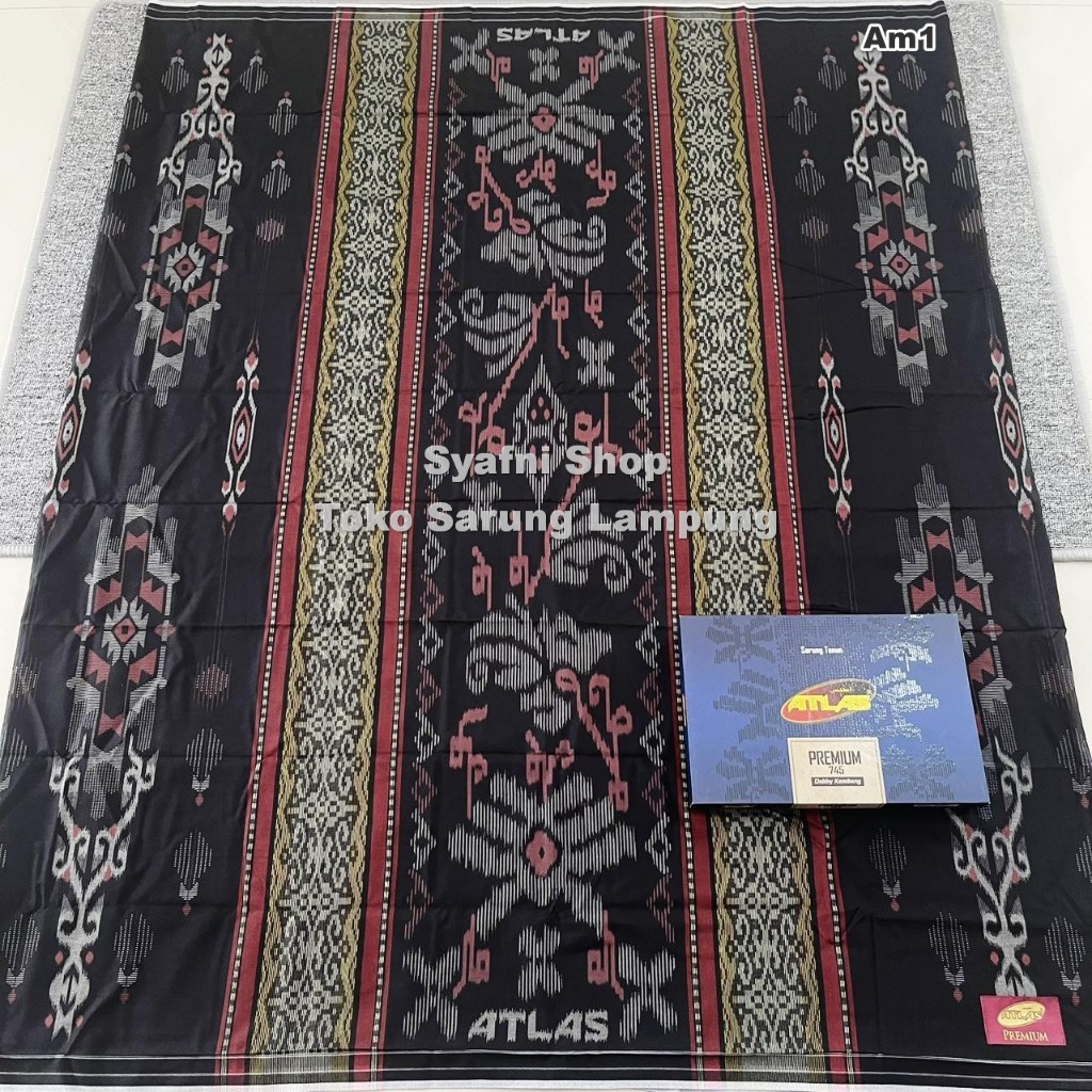 Sarung Atlas Premium 745 Songket Dobby Kembang