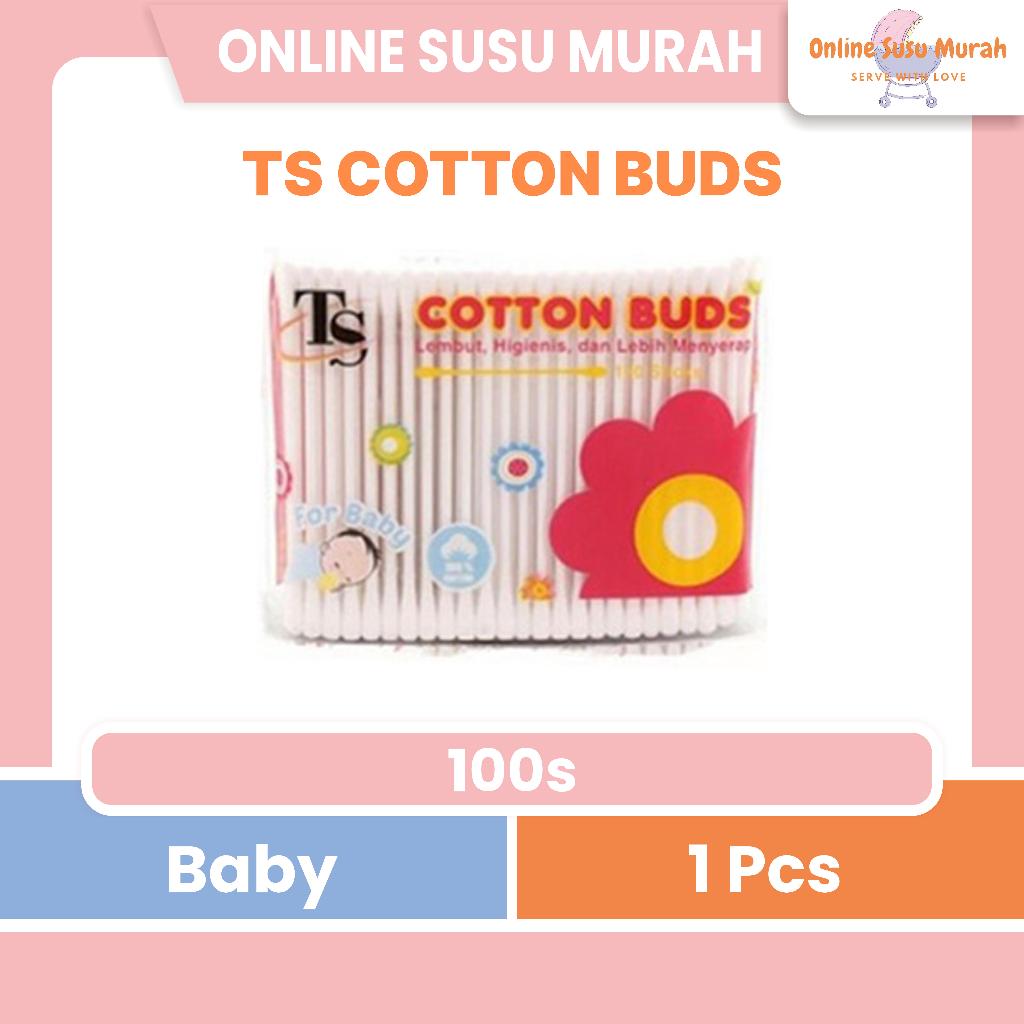 TS COTTON BUDS BABY 100 PCS PEMBERSIH TELINGA PRLA