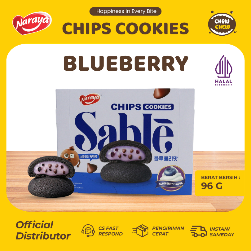 Naraya Sable Cookies 96g Blueberry