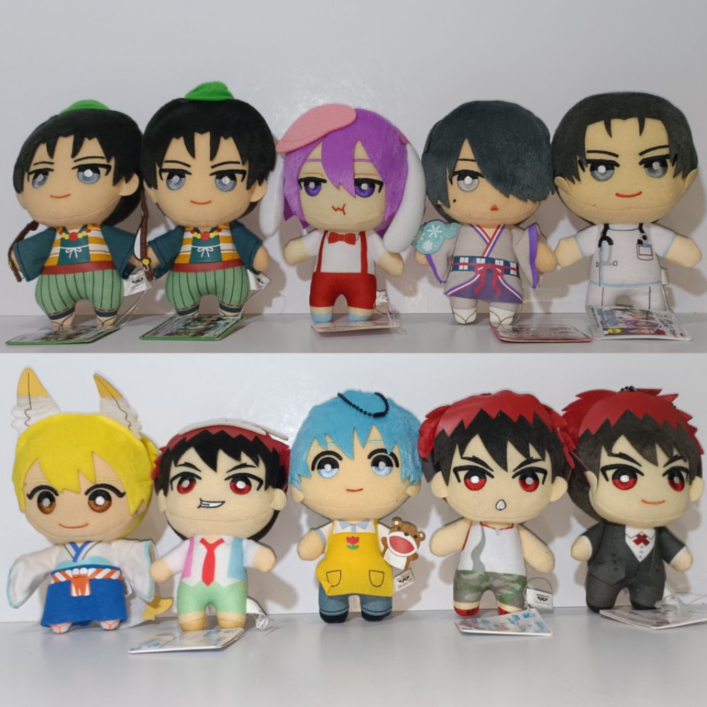 Kuroko No Basuke Boneka Anime Ganci Tomonui Chibigurumi Kagami Kuroko Atsushi Ryota Chihiro Kazunari