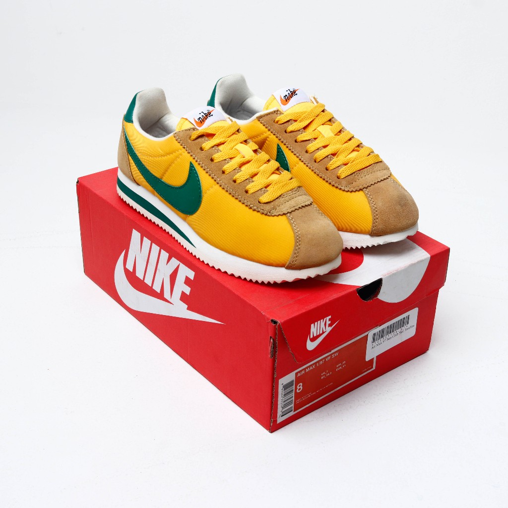 (BLMNKY) Sepatu Sneakers Nike Cortez Classics Nylon Oregon Yellow