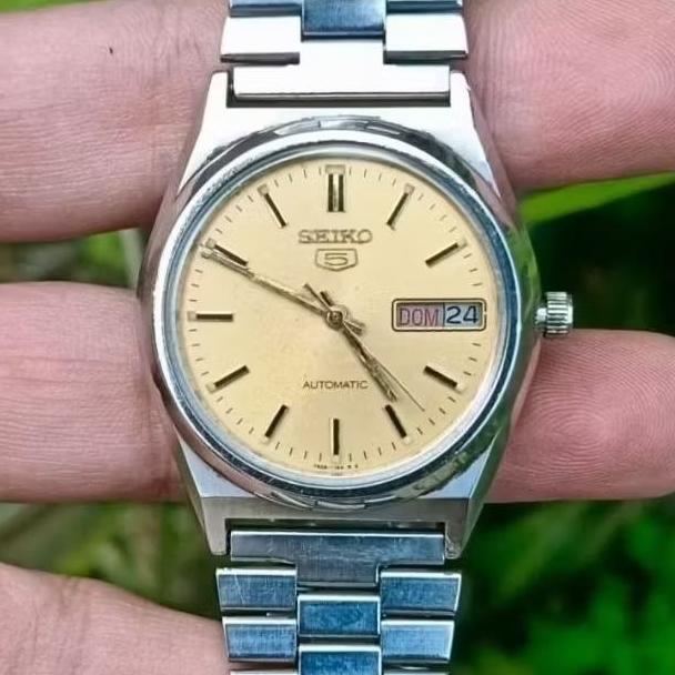 Jam Tangan Pria Original Seiko 5 Automatic 7s26