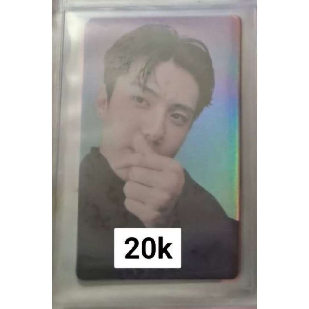 Photocard PC EXO Sehun Spotlight Sense Magazine