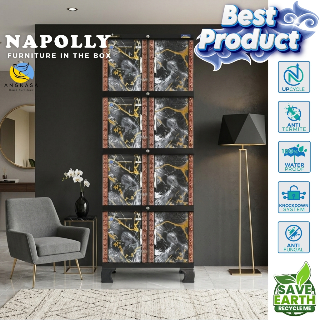 Napolly ICBC 2.38 + Lemari Susun + Rak Susun + Napolly