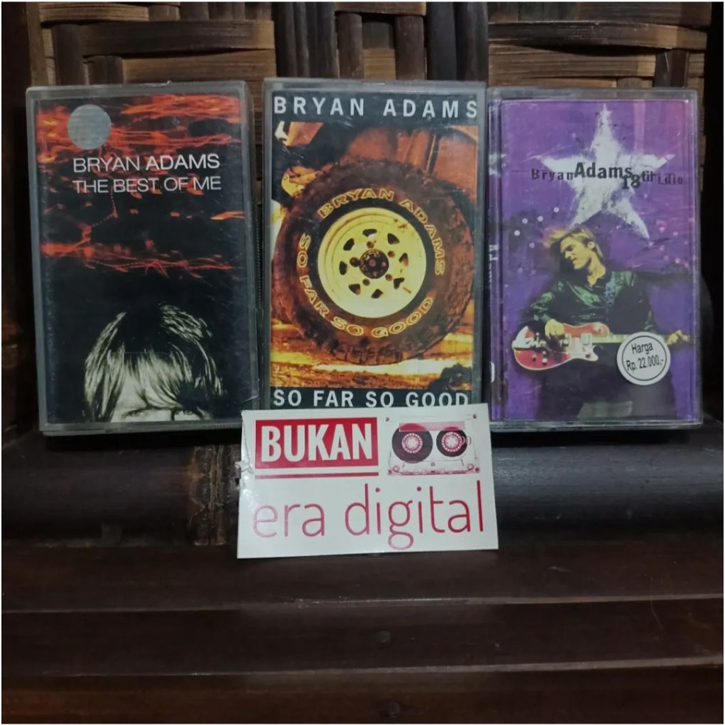 Kaset Bryan Adams (Sepaket 3 Kaset)
