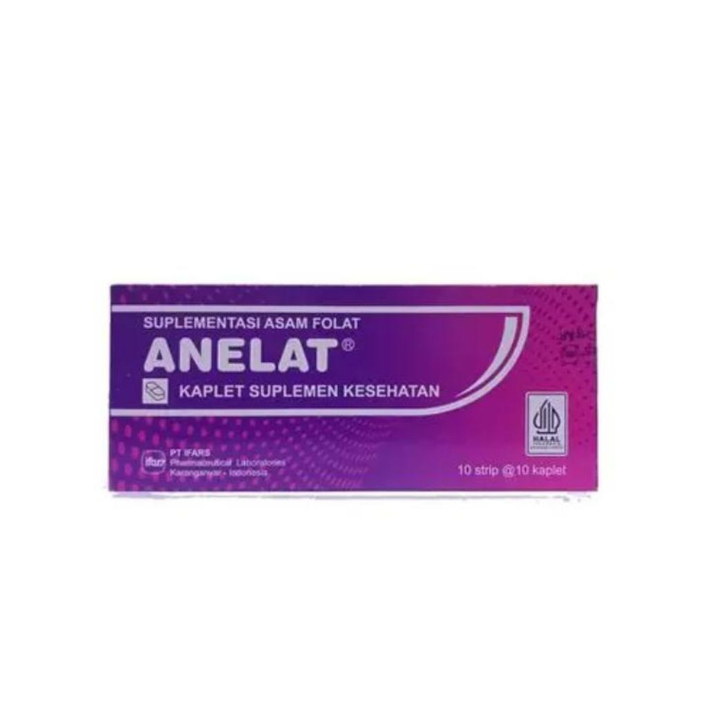 anelat asam folat 100tablet