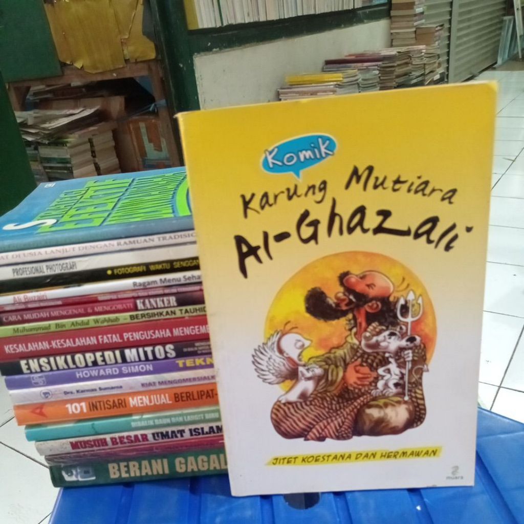 KOMIK KARUNG MUTIARA AL GHAZALI (JITET KOESTANA DAN HERMAWAN BUKU BEKAS
