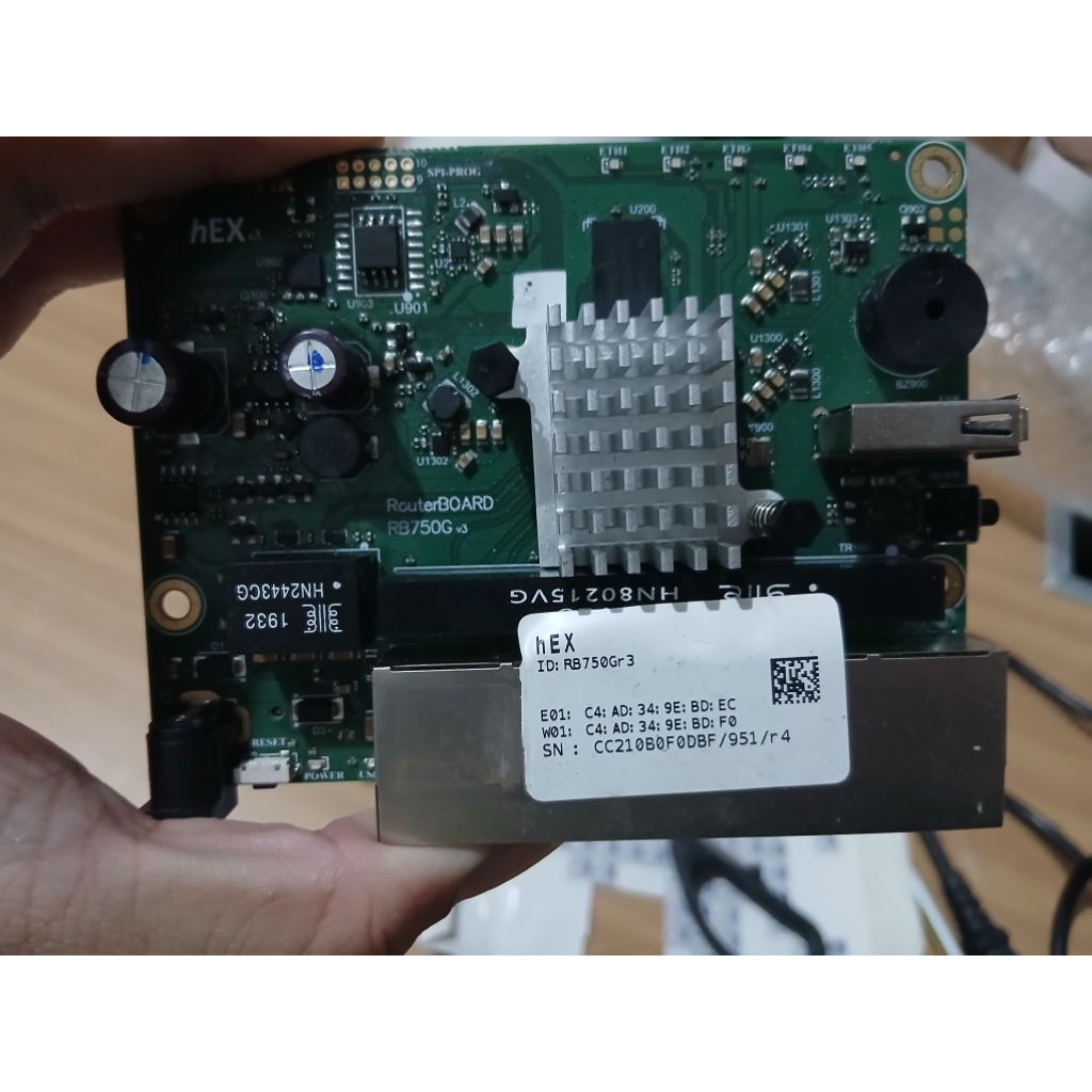Mikrotik PCB RB750GR3 NORMAL