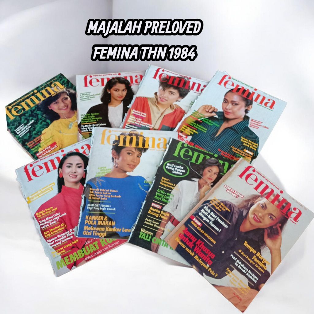 MAJALAH PRELOVED FEMINA 1984