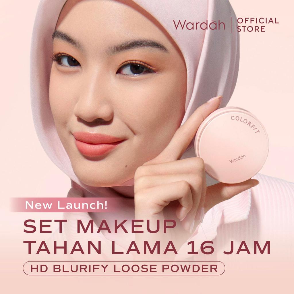 AB - Wardah Colorfit HD Blurify Loose Powder [15g]/ Powder Foundie Foundation Padat Cream Foundation
