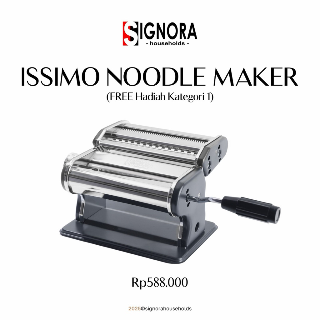 ISSIMO NOODLE MAKER MANUAL SIGNORA
