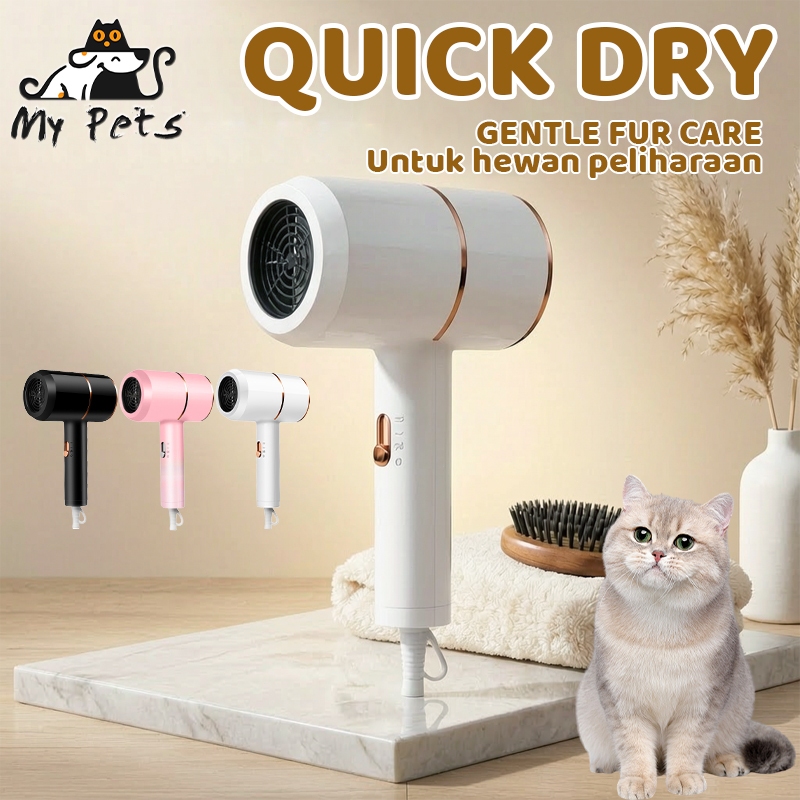 Pet Blower Hair Dryer Kucing Pengering Bulu Kucing Alat Pengering Bulu Kucing Grooming Hewan