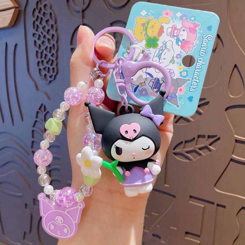 bagcharm sanrio kuromi melody/ gantungan tas sanrio
