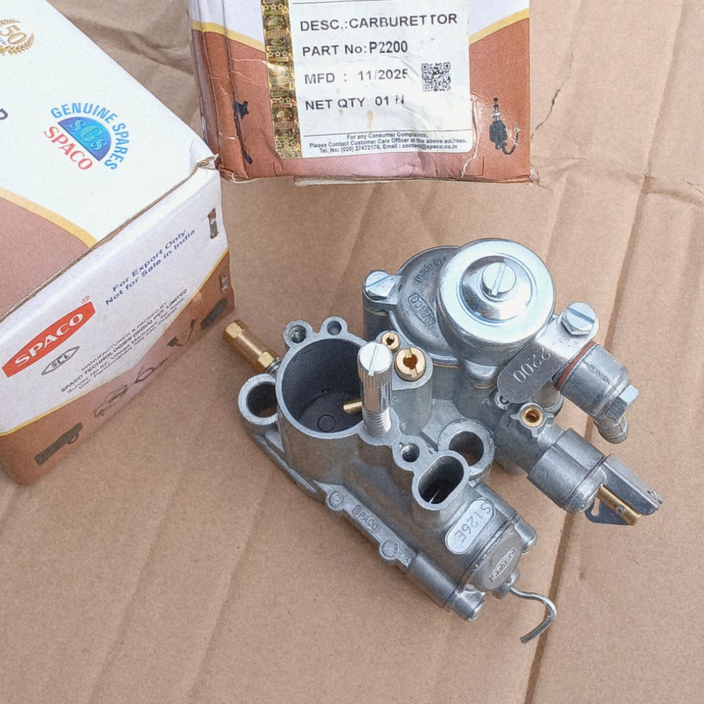 Karburator 26 26 P2200 Vespa NPX Excel Spaco Asli