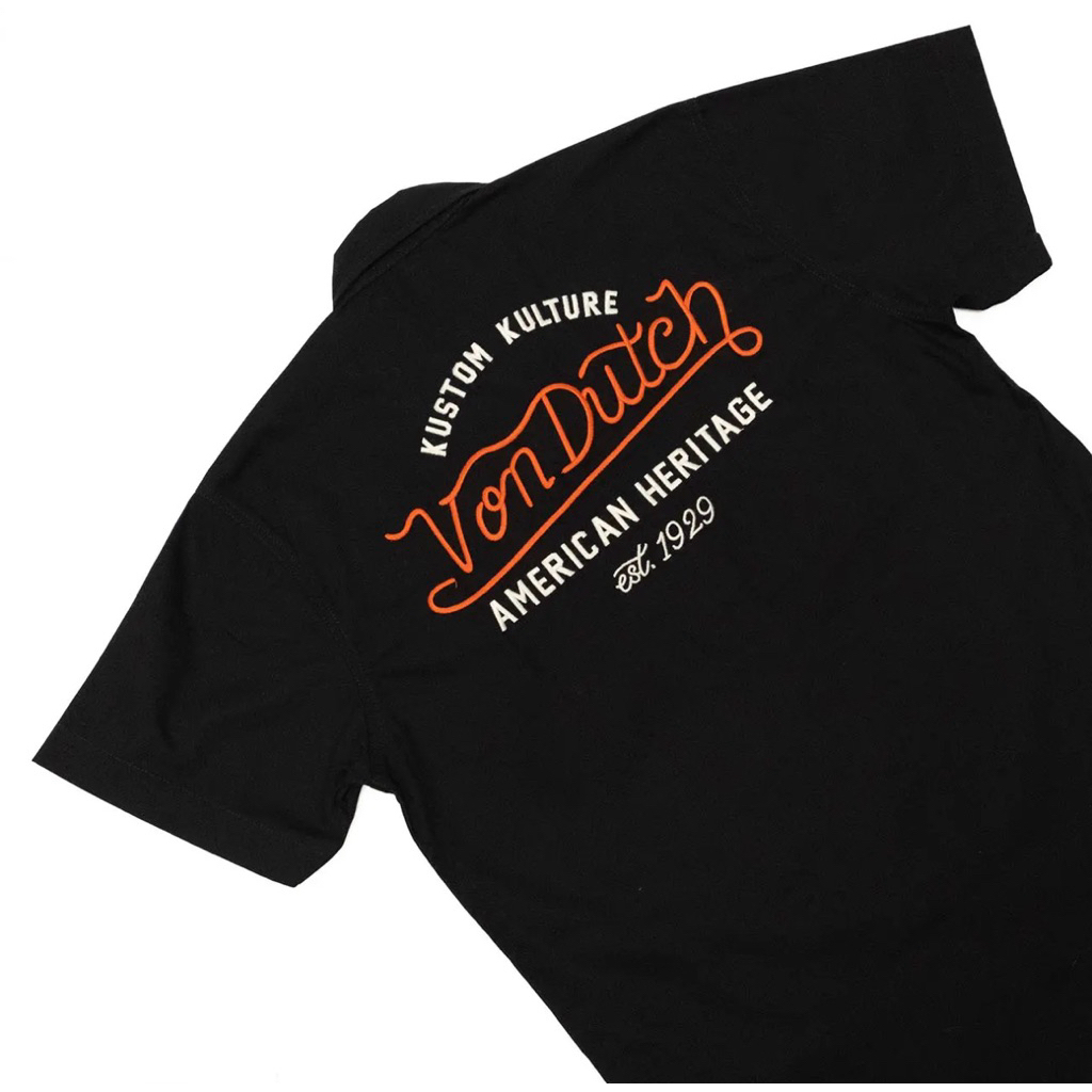 workshirt von dutch original full bordir size XL