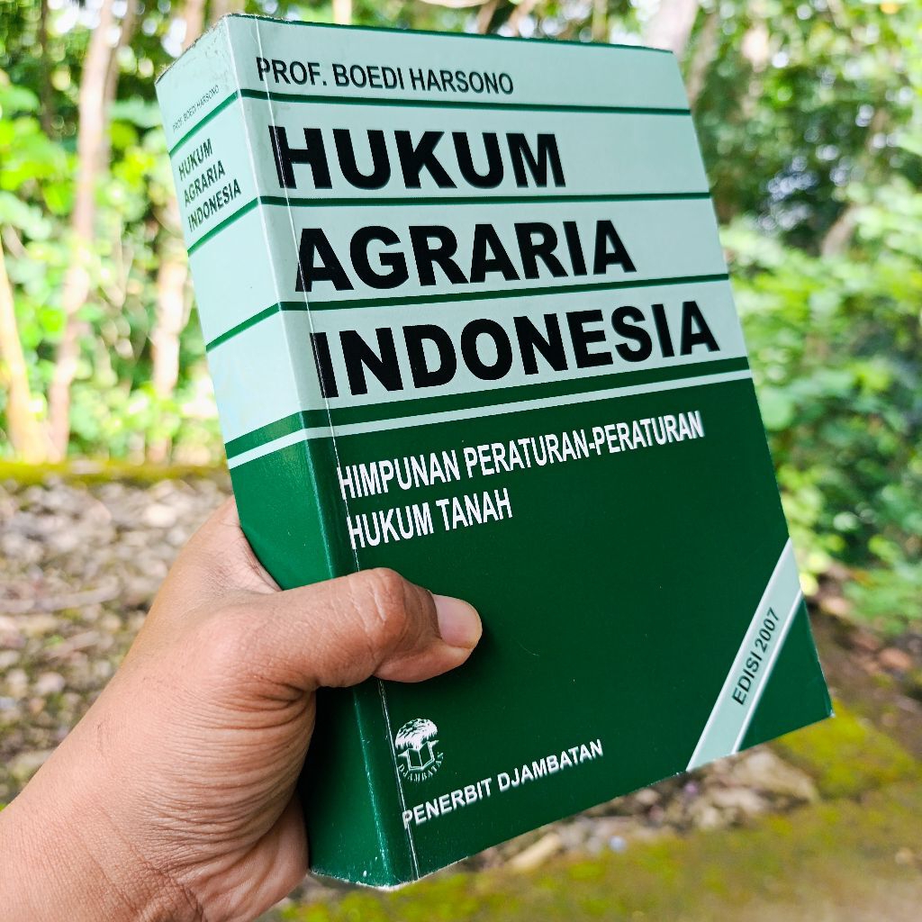 buku hukum agraria Indonesia Budi Harsono original