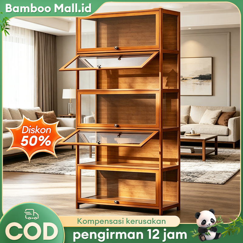 Ready Stock Lemari Display Lemari Pajangan Lemari Mainan  Action Figure Display Box Tahan Debu